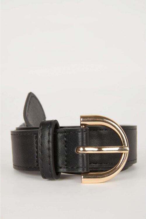 Luxury Vegan Leather Letter Women’s Belt